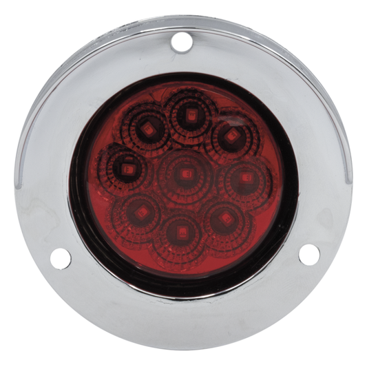 PLAFON CIRCULAR CON BISEL CROMADO